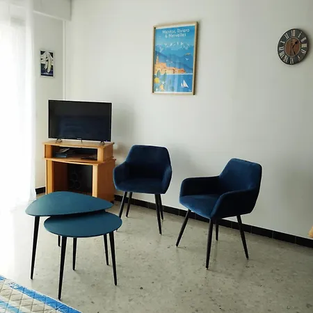 Grand 2 Pieces Climatise, Terrassse Vue & Proche Fete Du Citron Apartment Menton