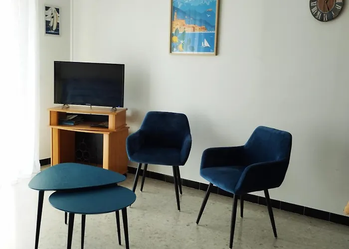 Grand 2 Pieces Climatise, Terrassse Vue & Proche Fete Du Citron Apartment Menton